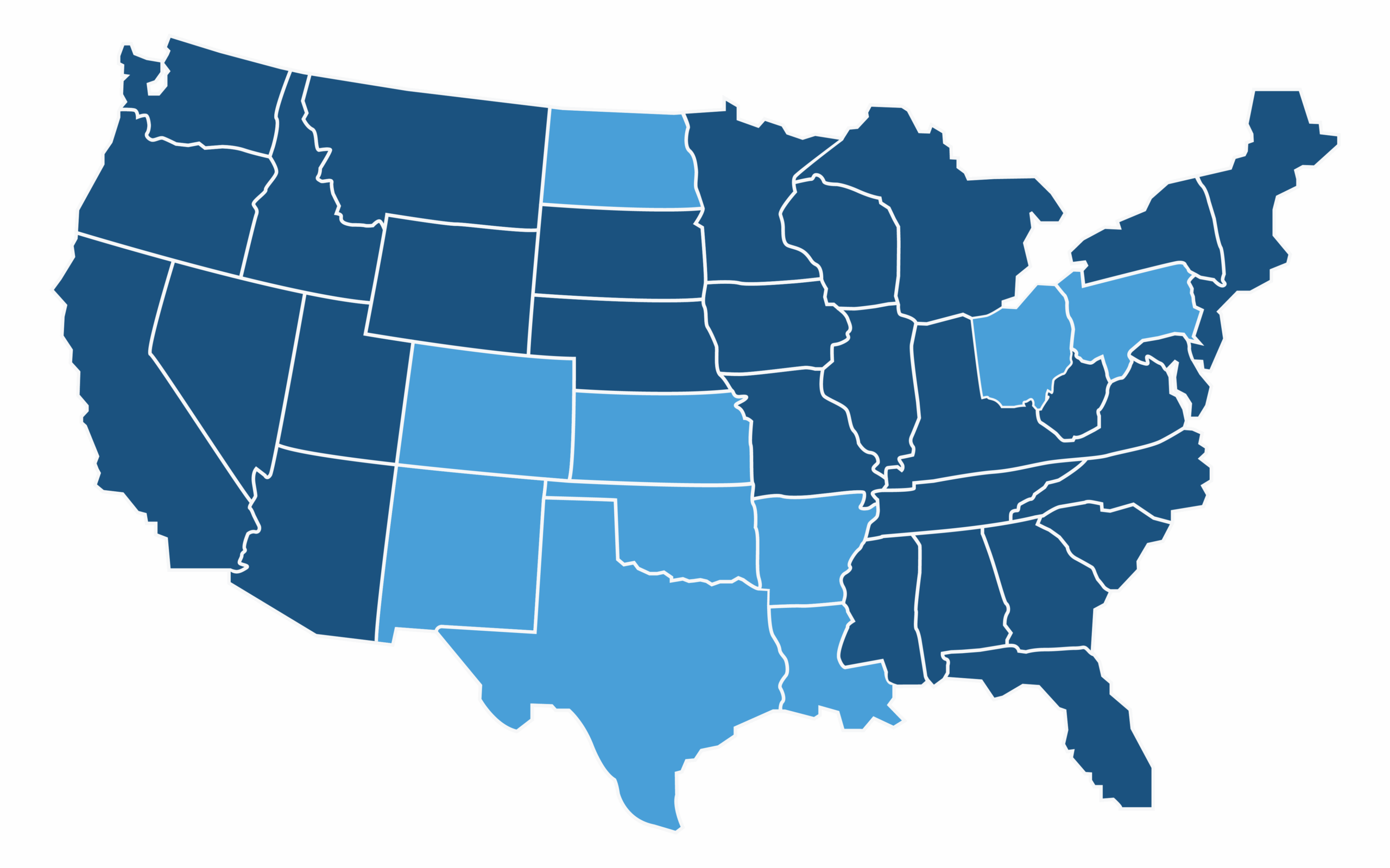 Areas of Operation include: North Dakota, Colorado, Kansas, Oklahoma, Arkansas, Louisiana, Texas, New Mexico, Ohio, and Pennsylvania